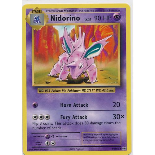 Pokemon XY Evolutions 44/108 Nidorino