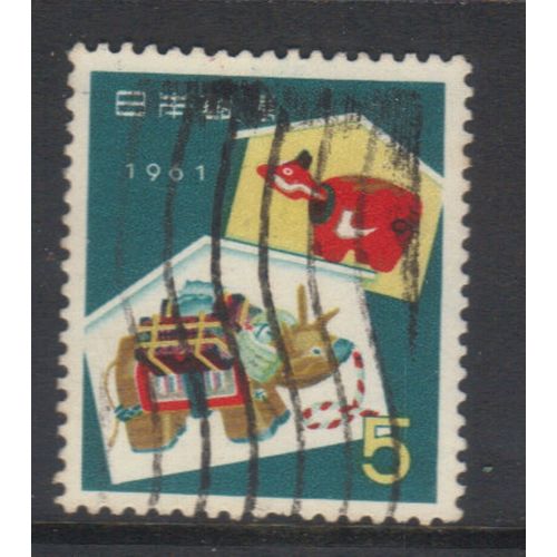 JAPAN 1961 NEW YEAR USED