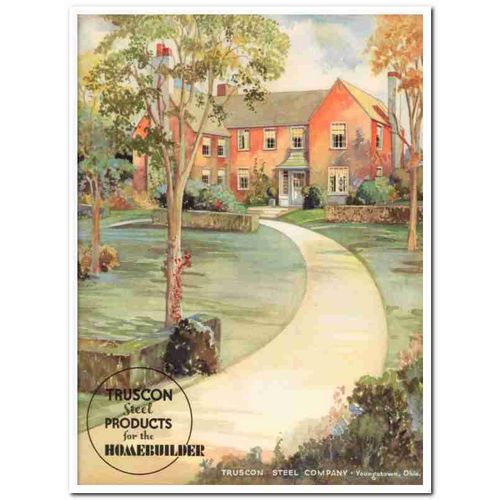 Truscon Steel Company 1940 Vintage Catalog Home Window Lath Pipe Metal