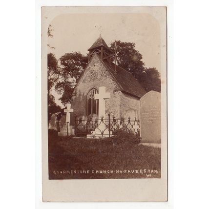 Goodnestone Church near Faversham Postcard Kent