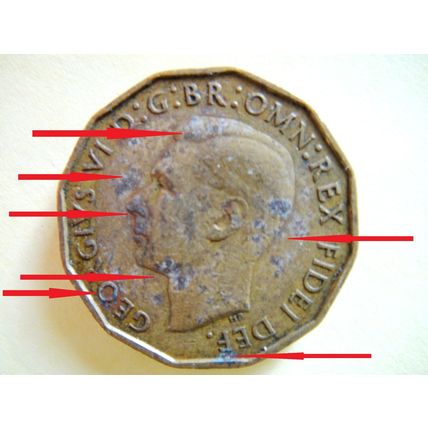 1950 Threepence 3d 002