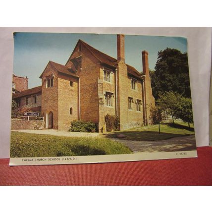 CHURCH SCHOOL, EWELME, OXFORDSHIRE unused postcard by Judges /