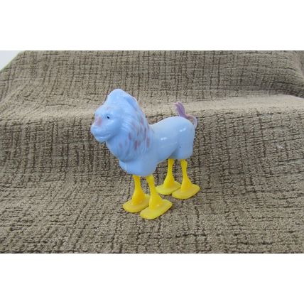 Elmar Toys Blue Lion Yellow Legs Ramp Walker Vintage Incline Walking Toy