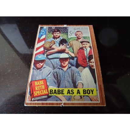 1962 Topps Card # 135 Babe Ruth Special / Story "Babe as a Boy" Poor (1)