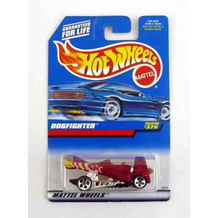 Hot Wheels Dogfighter #375 Red Die-Cast Car 1998