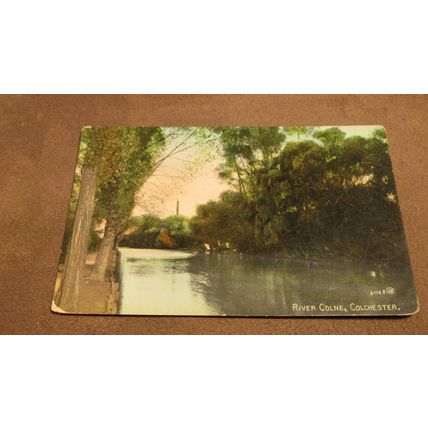 1909 fr Postcard - River Colne scene, Colchester - Essex