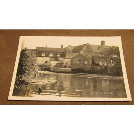 Randall Real Photographic Postcard - Mill Pool, Flatford - Suffolk