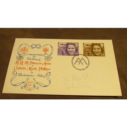 1973 GB Cover - Princess Anne & Captain Mark Phillips wedding