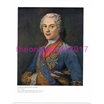 Charles, Dauphin de France, by La Tour, Book Illustration (Print) , 1910