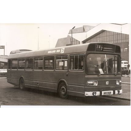 Black & White Photograph of B.& M.M.O. Co. Ltd. - Midland Red - NOE 552R