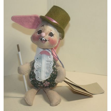 Annalee '98 Dolls 7 inch Easter Parade Boy Bunny with Tag