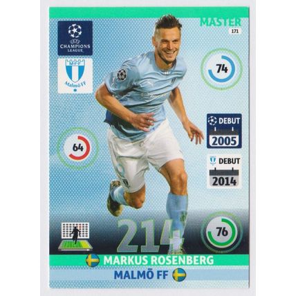 Panini Adrenalyn XL Champions League Cards 2014-15 #171 Rosenberg (Malmo FF)
