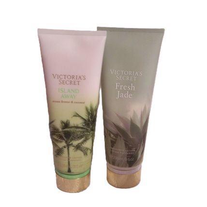 Victoria's Secret Lotion - Island Away & Fresh Jade Set 8 oz each