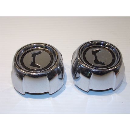 1980 1981 Honda Accord Civic Wheel Center Caps OEM Pair