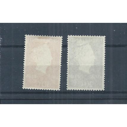 Netherlands stamps. 1948 Queen Wilhelmina Golden Jubilee MH SG 670 & 671(AQ228)