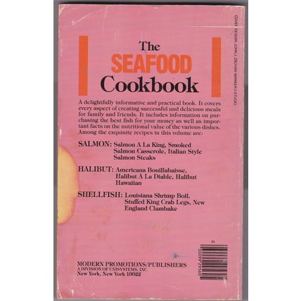 The Seafood Cookbook Edited by Lawrence Patterson. Ref: B6100