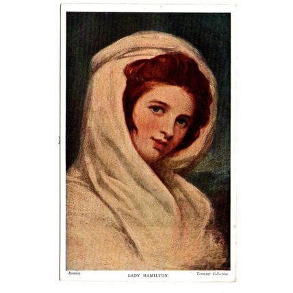 Lady Hamilton - Postally Unused - The Medici Society Ltd Postcard