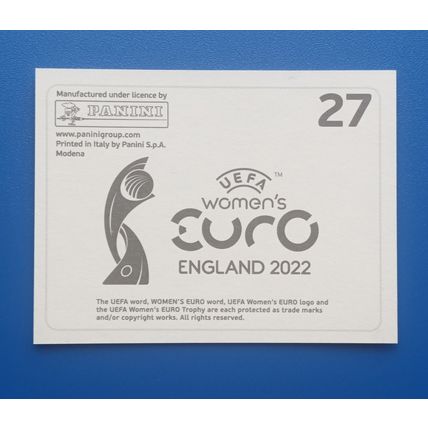 Panini Women's Euro 2022 FRANCE Team Sticker 27