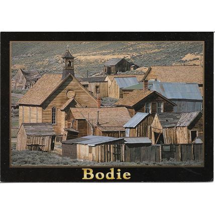 Bodie, California Ghost Town, USA - Photographic Postcard, Unposted
