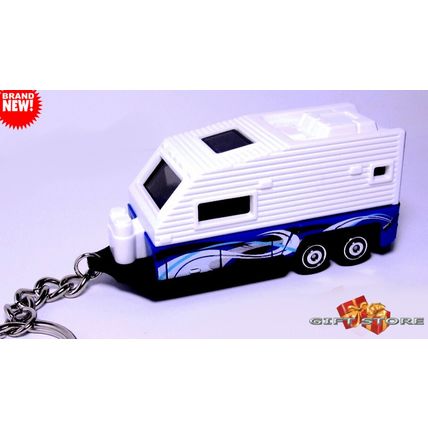 VERY RARE GREAT GIFT KEYCHAIN CAMPER ⛺ TRAILER RV CARAVAN MOTOR-HOME