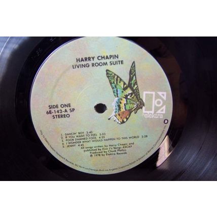 Harry Chapin - Living Room Suite Vinyl ONLY LP Record Album 6E-142