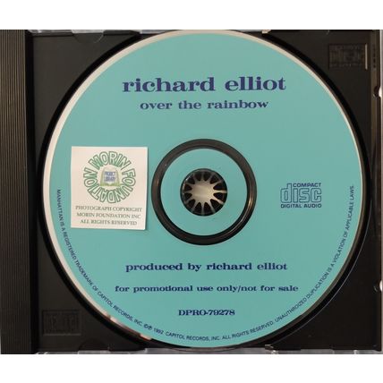 RICHARD ELLIS OVER THE RAINBOW PROMOTIONAL MUSIC SINGLE CD