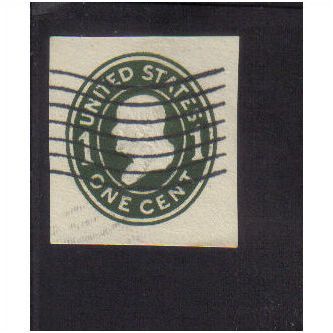 1907 USA ENVELOPE CUT OFF, FRANKILN 1C U400