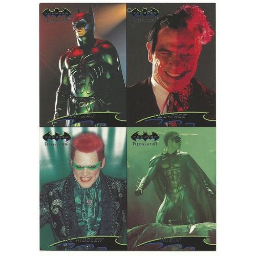 BATMAN FOREVER Fleer Ultra ' OVER SIZED PROMO card ' ( 1995 )