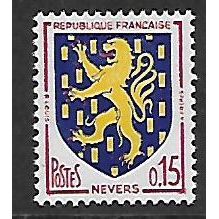 FRANCE 1960 ARMS 15c NEVERS SG 1499d M MINT#3