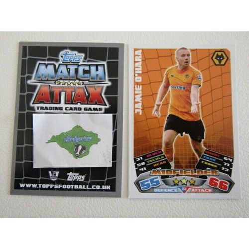 Topps Match Attax 2011 2012 Football Cards Teams N-W Card Variants (ef2)