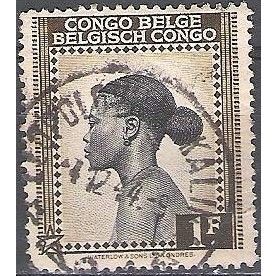 Congo Belge 1942 Michel 234 O Cote (2002) 0.15 € Femme Batetela Cachet rond