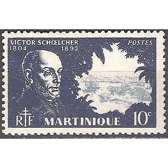Martinique 1945 Michel 207 Neuf ** Cote (2004) 0.30 € Victor Schoelcher