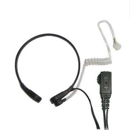 LARINGOFONO PARA MOTOROLA CON AURICULAR Y MICRO EN CUELLO SILVERCREST OREGON