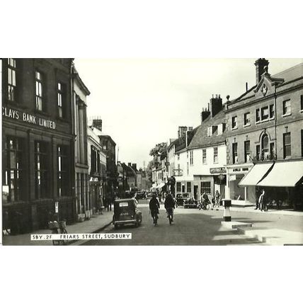 Suffolk SUDBURY Friars Street Postcard (Frith SBY.2F)