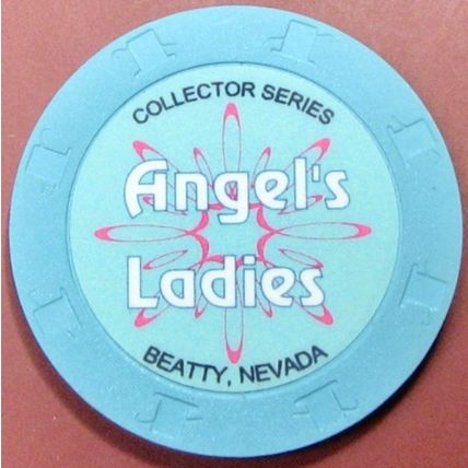 Angel's Ladies. Brothel Casino Chip. Beatty, NV. BR09.