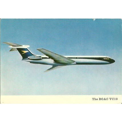Aviation BOAC VC10 Postcard (BOAC)