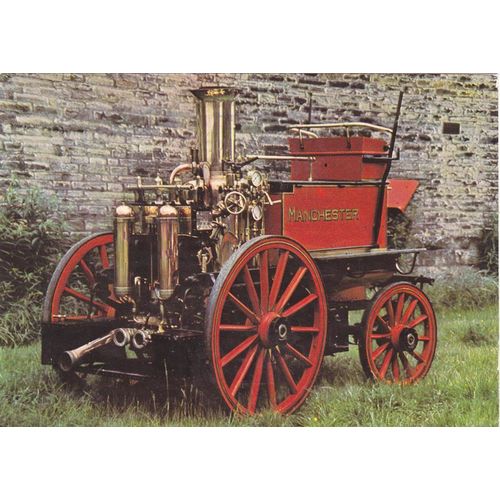 Shand Mason Steamer George V Fire Engine Postcard (MV2157)