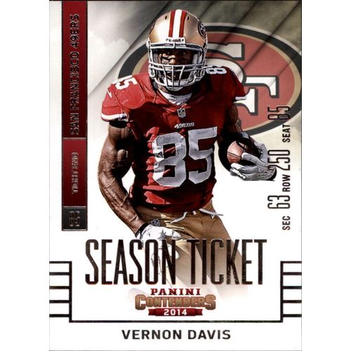 2014 Football Panini Contenders Vernon Davis