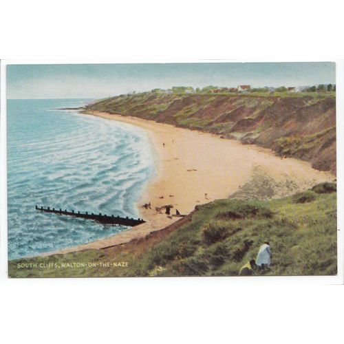 South Cliffs Walton-on-the-Naze Essex Postcard 1777c