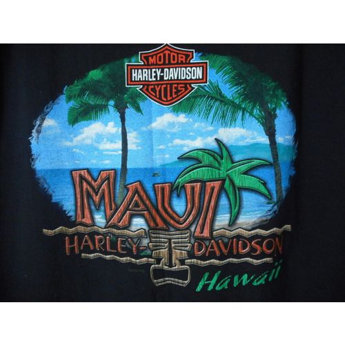 Harley Davidson Maui Hawaii Tiki Sleeveless Shirt XL mens