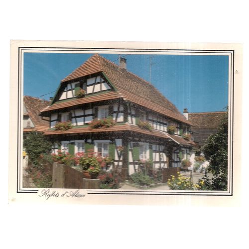 REFLETS D' ALSACE, STRASBOURG, FRANCE used postcard 1989 postmark =