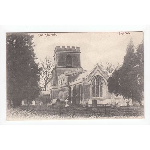 St Faith's Church Hexton Postcard 1908 Hertfordshire