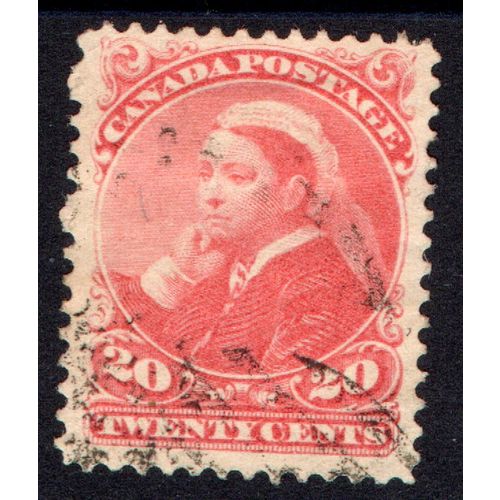 Canada 1893 Sg115 20c vermilion fine used (CB)