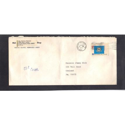 Cover 1637 13c Connnecticut CV03035