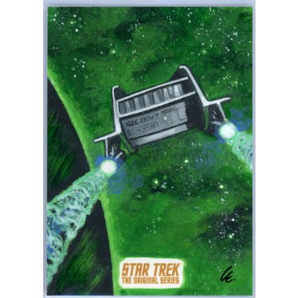 Star Trek TOS Archives Inscriptions The Galileo 7 Sketch Card by Carolyn Edwards