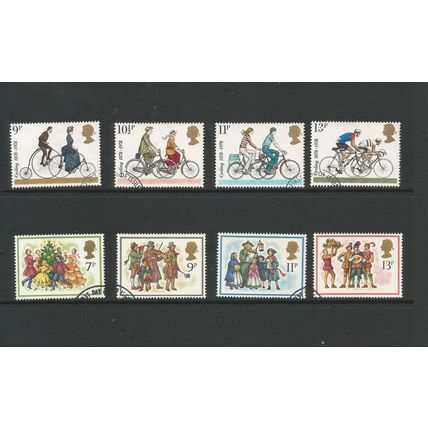 GB 1978 Full Year Sets Including Miniature Sheet Fine Used SG 1050/1074