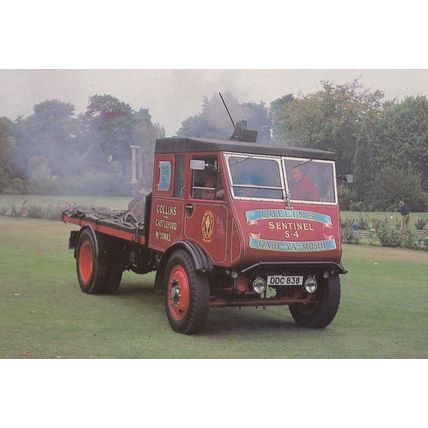 1937 Sentinel Steam Lorry S4-2 Transport Postcard