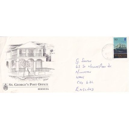 St Georges Post Office Bermuda Cover