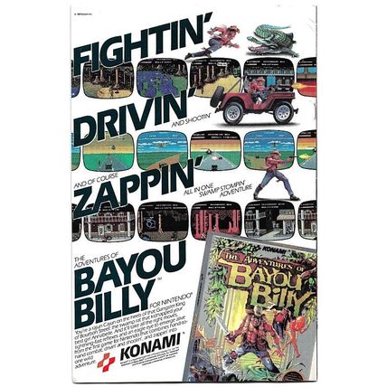 The Adventures Of Bayou Billy #1 (1989) *Archie Comics / Konami / Annabel*