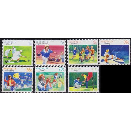 AUSTRALIEN AUSTRALIA [1989] MiNr 1139-45 A ( **/mnh ) Sport